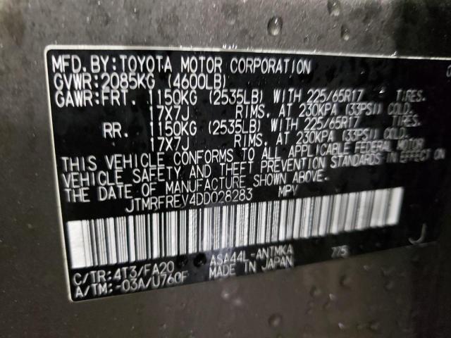 Photo 14 from auction – 2013 TOYOTA RAV4 XLE with VIN JTMRFREV4DD028283