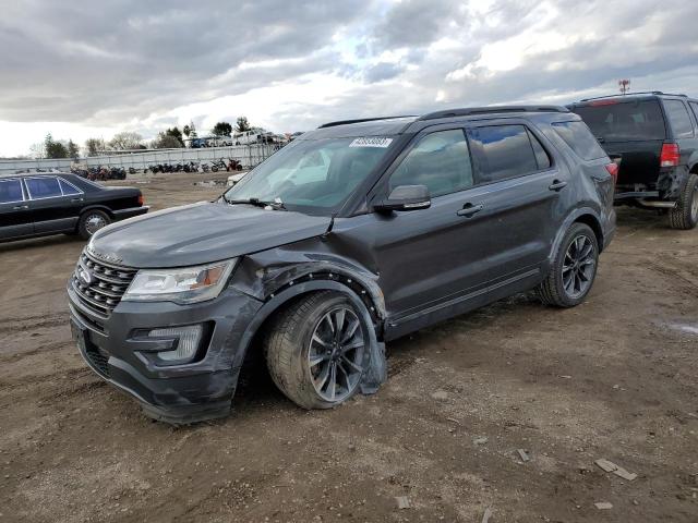 FORD EXPLORER X 2017 with VIN 1FM5K7D88HGB32088 - Photo from auction