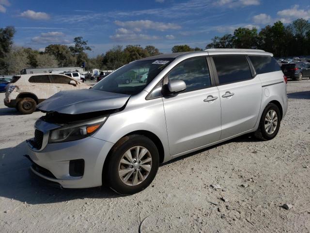 KIA SEDONA LX 2015 with VIN KNDMB5C11F6038422 - Photo from auction