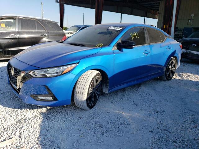 NISSAN SENTRA SR 2022 with VIN 3N1AB8DV0NY285933 - Photo from auction