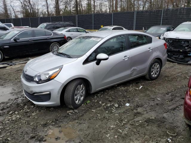 KIA RIO LX 2016 with VIN KNADM4A37G6544814 - Photo from auction