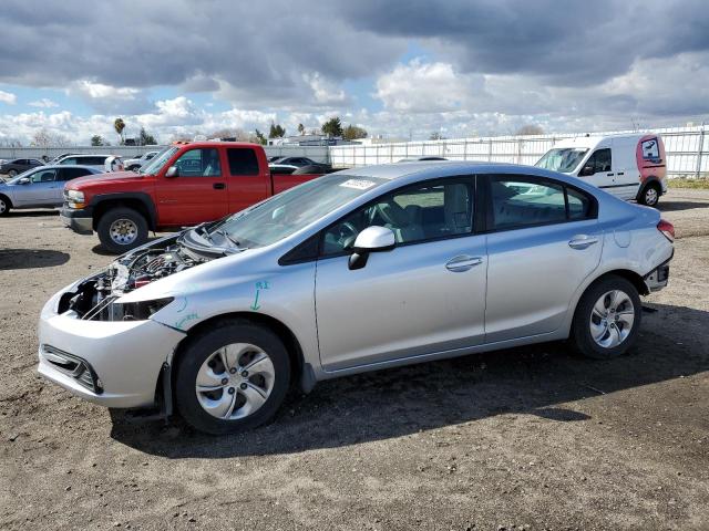 HONDA CIVIC LX 2013 with VIN 19XFB2F50DE241122 - Photo from auction