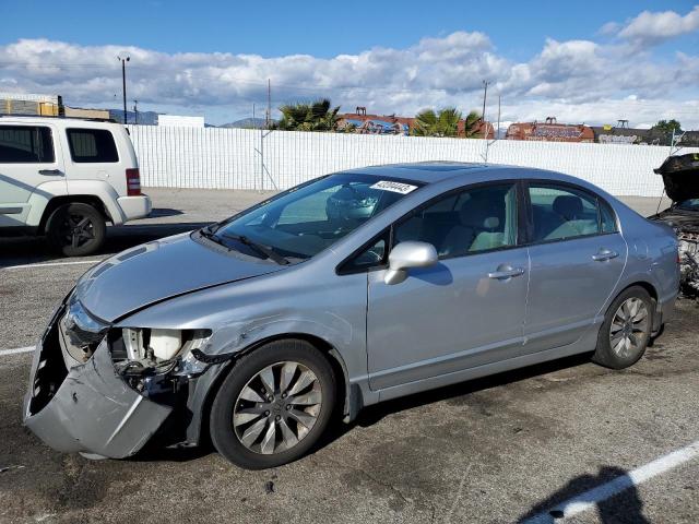 HONDA CIVIC EX 2009 with VIN 19XFA16839E009158 - Photo from auction