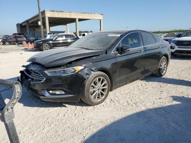 FORD FUSION SE 2017 with VIN 3FA6P0HD1HR288951 - Photo from auction