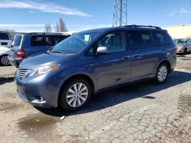 TOYOTA SIENNA XLE 2017 with VIN 5TDDZ3DC5HS163894 - Photo from auction
