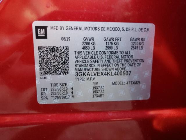 Photo 14 from auction – 2019 GMC TERRAIN SL with VIN 3GKALVEX4KL400507
