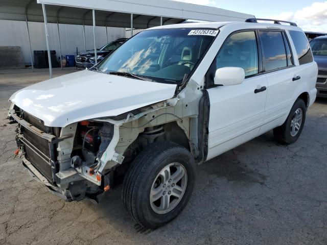 HONDA PILOT EXL 2004 with VIN 2HKYF18604H594548 - Photo from auction