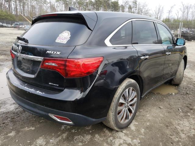 Photo 3 from auction – 2014 ACURA MDX TECHNO with VIN 5FRYD4H46EB048681