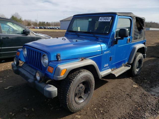 JEEP WRANGLER / 2003 with VIN 1J4FA49S33P312998 - Photo from auction