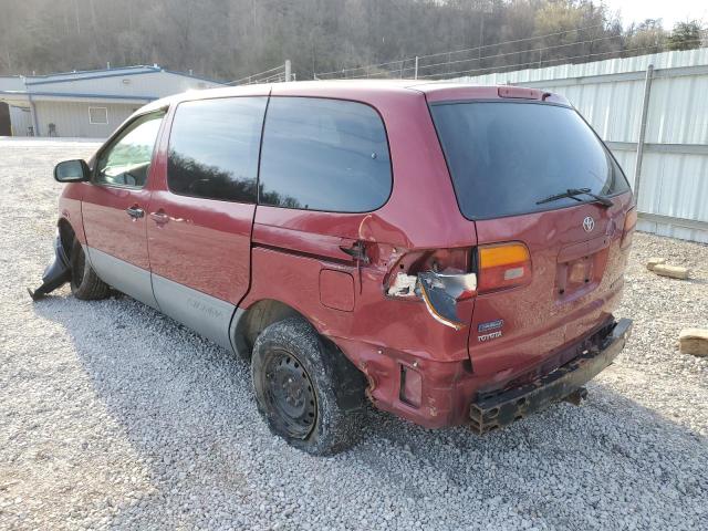 Photo 2 from auction – 2000 TOYOTA SIENNA CE with VIN 4T3ZF19C6YU172758