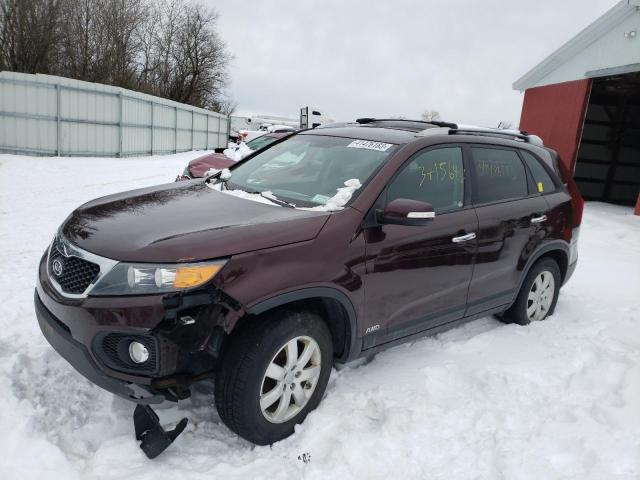 KIA SORENTO BA 2012 with VIN 5XYKTCA66CG273866 - Photo from auction