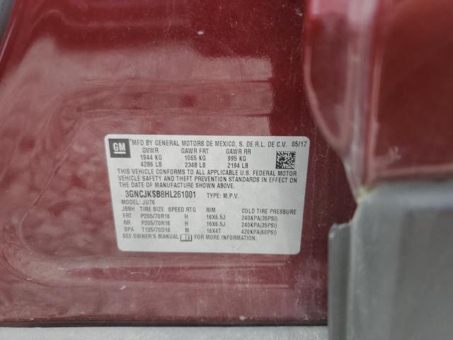 Photo 14 from auction – 2017 CHEVROLET TRAX LS with VIN 3GNCJKSB8HL261001