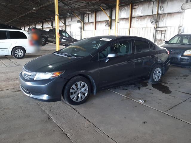 HONDA CIVIC LX 2012 with VIN 2HGFB2F53CH611208 - Photo from auction