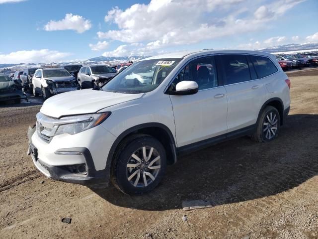 HONDA PILOT EX 2021 with VIN 5FNYF6H30MB021473 - Photo from auction