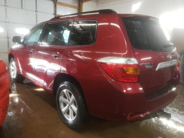 Photo 2 from auction – 2008 TOYOTA HIGHLANDER with VIN JTEDS41A782059729