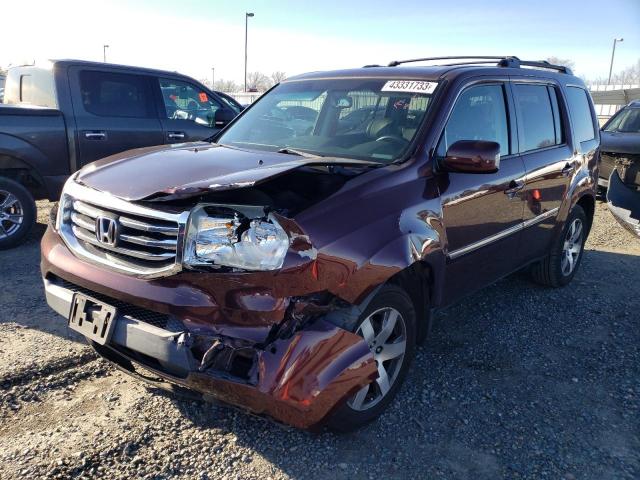 HONDA PILOT TOUR 2013 with VIN 5FNYF4H96DB060707 - Photo from auction