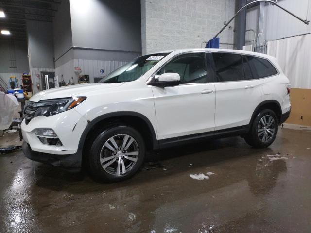 HONDA PILOT EXL 2017 with VIN 5FNYF6H59HB035573 - Photo from auction
