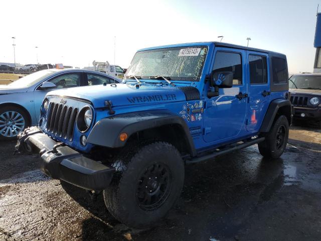 JEEP WRANGLER U 2015 with VIN 1C4BJWDG3FL571571 - Photo from auction