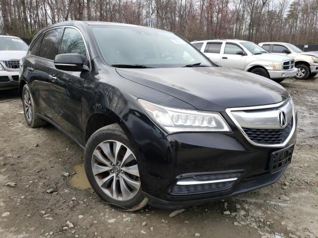 Photo 4 from auction – 2014 ACURA MDX TECHNO with VIN 5FRYD4H46EB048681