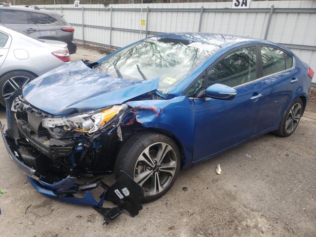 KIA FORTE EX 2015 with VIN KNAFX4A84F5319184 - Photo from auction