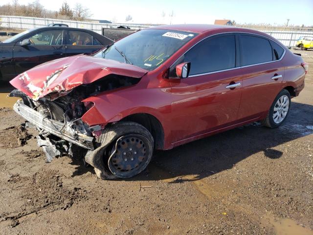 NISSAN SENTRA S 2015 with VIN 3N1AB7AP1FY259780 - Photo from auction