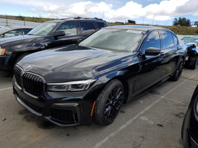 BMW 740 I 2022 with VIN WBA7T2C07NCJ19339 - Photo from auction