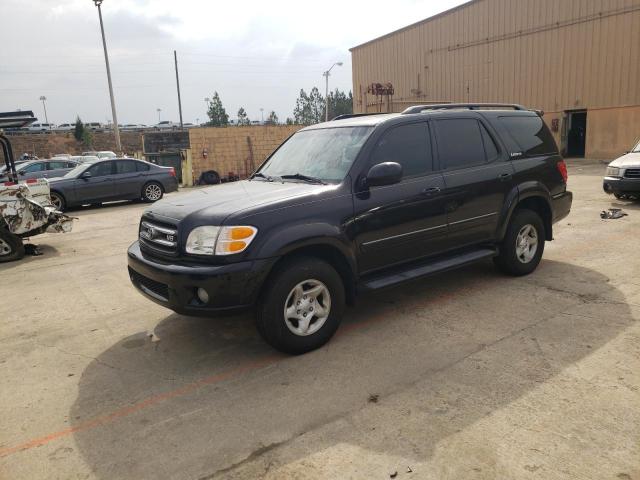 TOYOTA SEQUOIA LI 2002 with VIN 5TDBT48AX2S120005 - Photo from auction