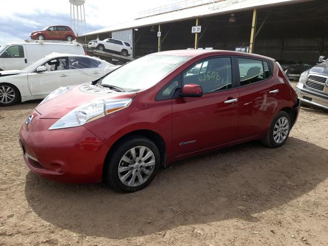 NISSAN LEAF S 2015 with VIN 1N4AZ0CP1FC312439 - Photo from auction