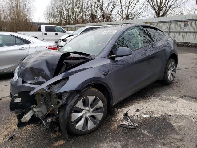 TESLA MODEL Y 2022 with VIN 7SAYGDEE5NF547643 - Photo from auction
