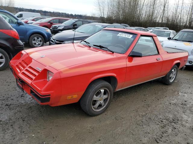 DODGE RAMPAGE 1983 with VIN 1B7EZ44C5DD233572 - Photo from auction