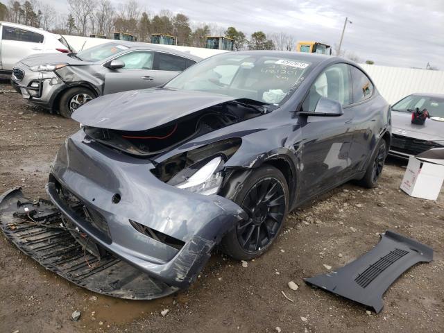 TESLA MODEL Y 2022 with VIN 7SAYGDEE4NF481201 - Photo from auction