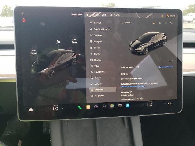 Photo 9 from auction – 2023 TESLA MODEL 3 with VIN 5YJ3E1EA2PF457622