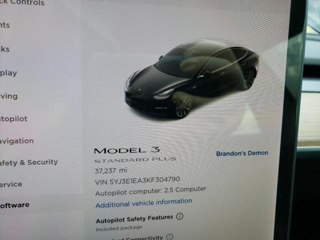 Photo 9 from auction – 2019 TESLA MODEL 3 with VIN 5YJ3E1EA3KF304790