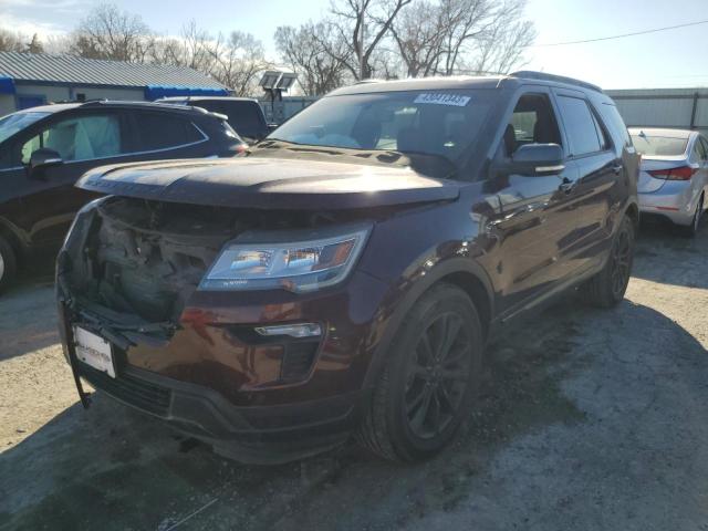 FORD EXPLORER X 2018 with VIN 1FM5K7D83JGB30027 - Photo from auction