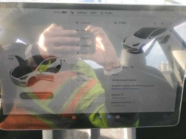 Photo 9 from auction – 2023 TESLA MODEL 3 with VIN 5YJ3E1EA5PF414022
