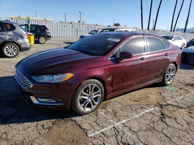 FORD FUSION SE 2017 with VIN 3FA6P0HD2HR276629 - Photo from auction