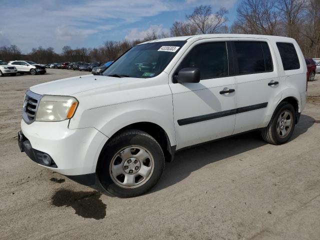 HONDA PILOT LX 2012 with VIN 5FNYF3H28CB043788 - Photo from auction