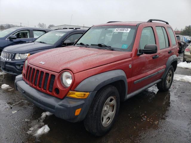 Photo 1 from auction – 2007 JEEP LIBERTY SP with VIN 1J4GL48K07W701769
