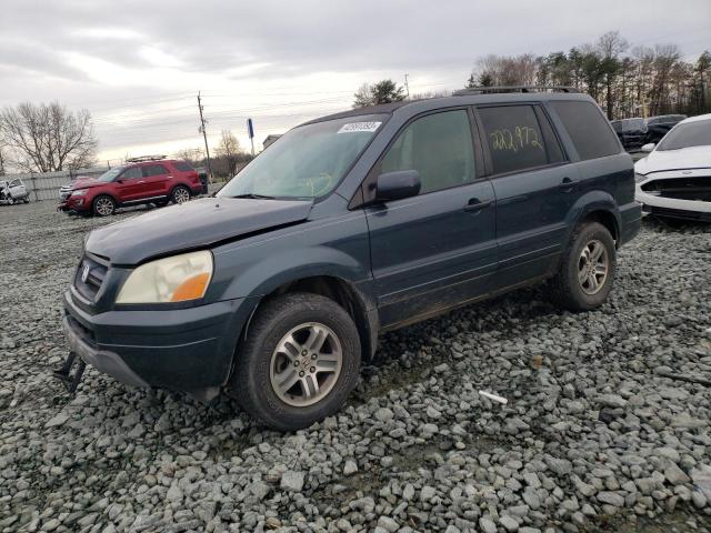 HONDA PILOT EX 2005 with VIN 5FNYF18455B012829 - Photo from auction