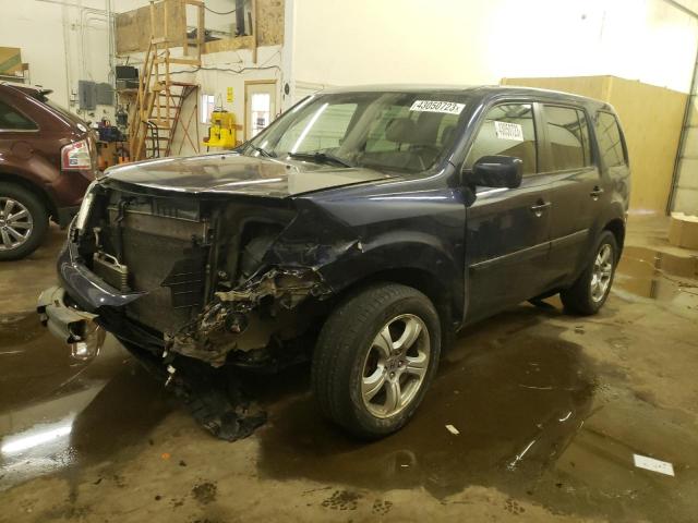 HONDA PILOT EXL 2014 with VIN 5FNYF4H65EB038608 - Photo from auction