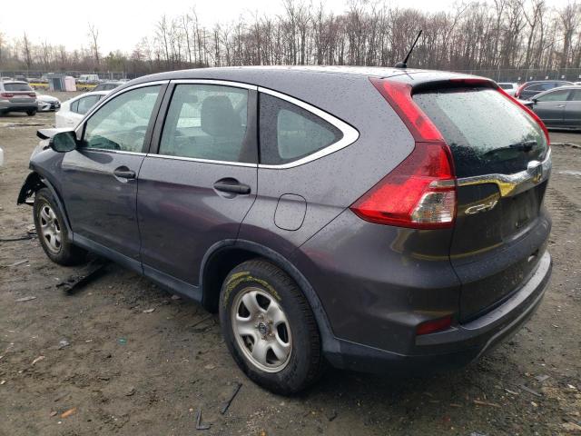 Photo 2 from auction – 2015 HONDA CR-V LX with VIN 3CZRM3H37FG703783