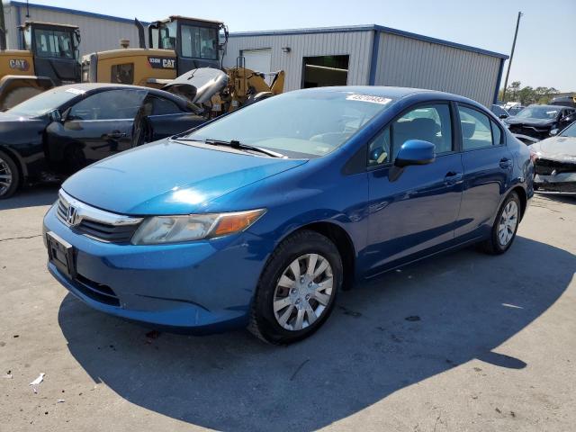 HONDA CIVIC LX 2012 with VIN 19XFB2F5XCE335751 - Photo from auction