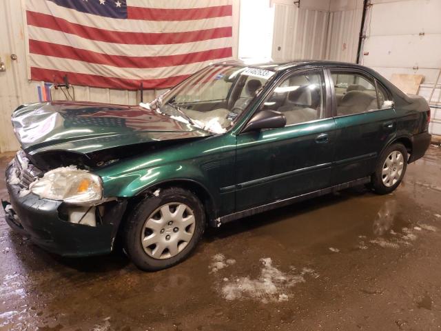 HONDA CIVIC BASE 2000 with VIN 2HGEJ6616YH557817 - Photo from auction