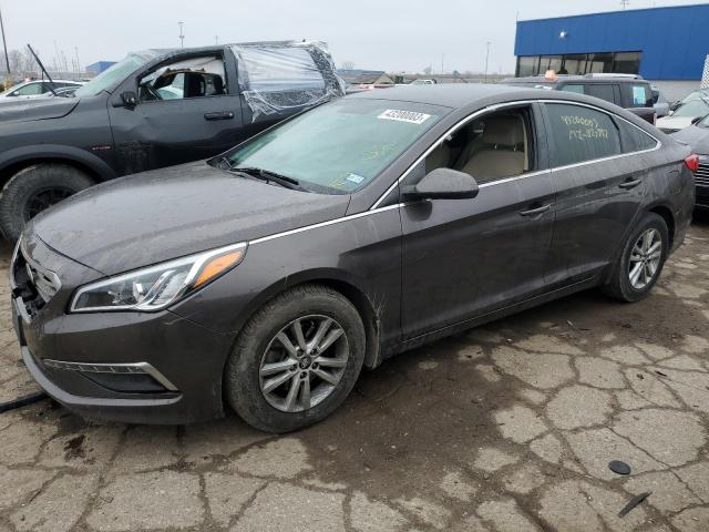HYUNDAI SONATA SE 2015 with VIN 5NPE24AF9FH218301 - Photo from auction