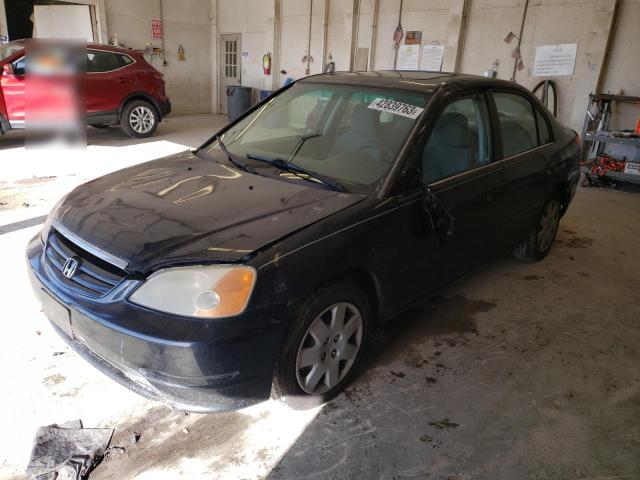HONDA CIVIC EX 2001 with VIN 2HGES26761H530908 - Photo from auction