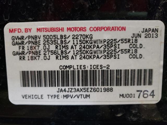 Photo 14 from auction – 2014 MITSUBISHI OUTLANDER with VIN JA4JZ3AX5EZ601988