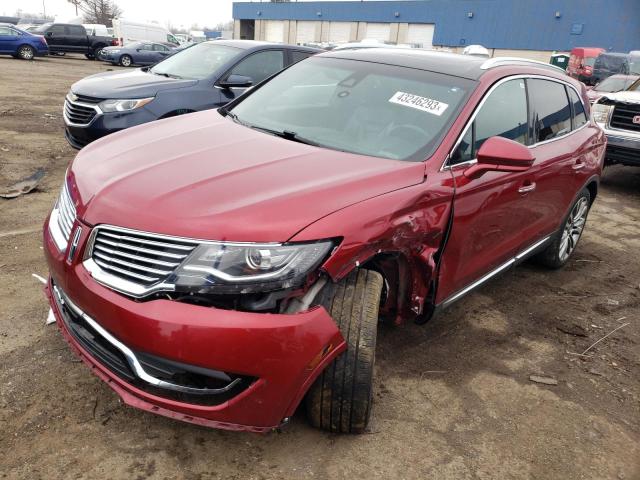LINCOLN MKX RESERV 2016 with VIN 2LMTJ8LP4GBL61466 - Photo from auction