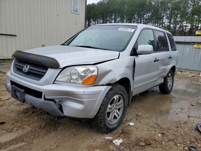 HONDA PILOT EX 2004 with VIN 2HKYF18404H513384 - Photo from auction