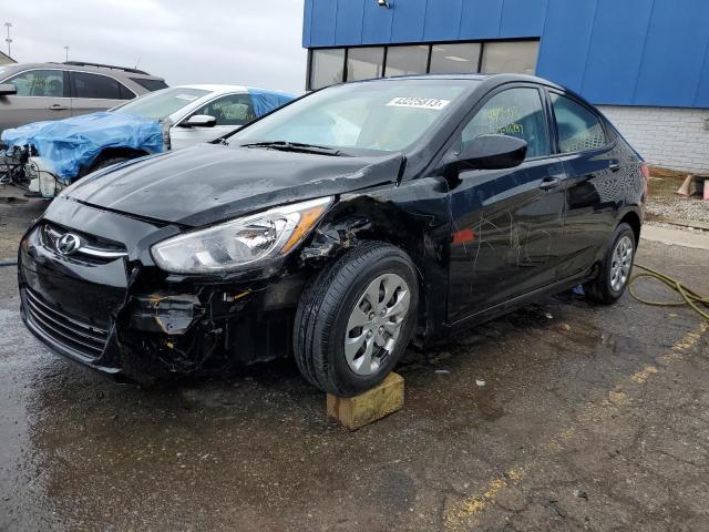 HYUNDAI ACCENT SE 2017 with VIN KMHCT4AE7HU374756 - Photo from auction