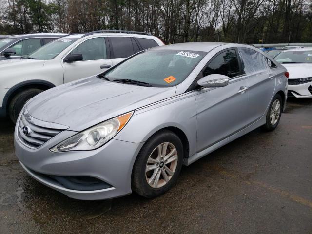 Photo 1 from auction – 2014 HYUNDAI SONATA GLS with VIN 5NPEB4AC3EH820809
